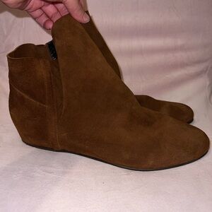 Stuart Weitzman Brown Suede Ankle Boots